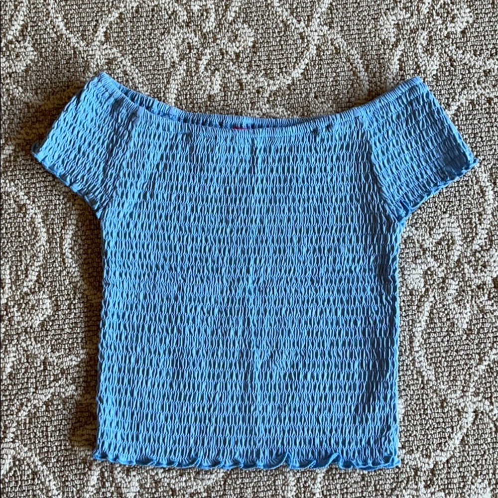 Girls blue top